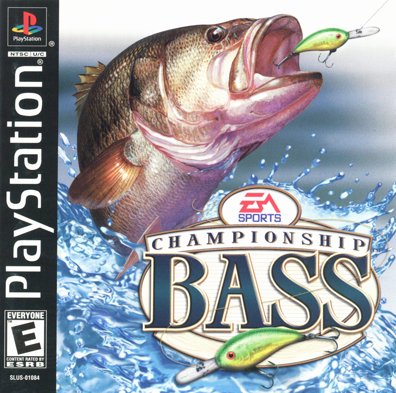 Championship Bass box art for Playstation